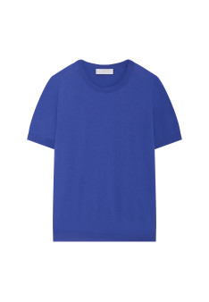 Round neck cotton T-shirt - Moon