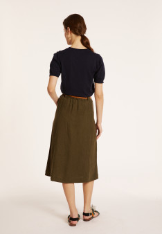 Long linen skirt with pockets - Valentine