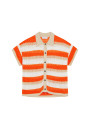 Organic cotton openwork blouse - Merlin