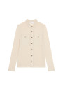 Flamed linen button-down shirt - Randy