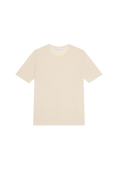 T-shirt col rond en lin flammé - Renaud