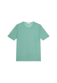 T-shirt col rond en lin flammé - Renaud