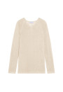 T-shirt en lin flammé manches raglan - Damon