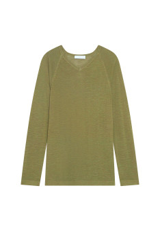 T-shirt en lin flammé manches raglan - Damon
