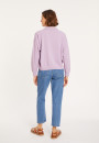 Long sleeve polo shirt in brushed cotton - Melvina