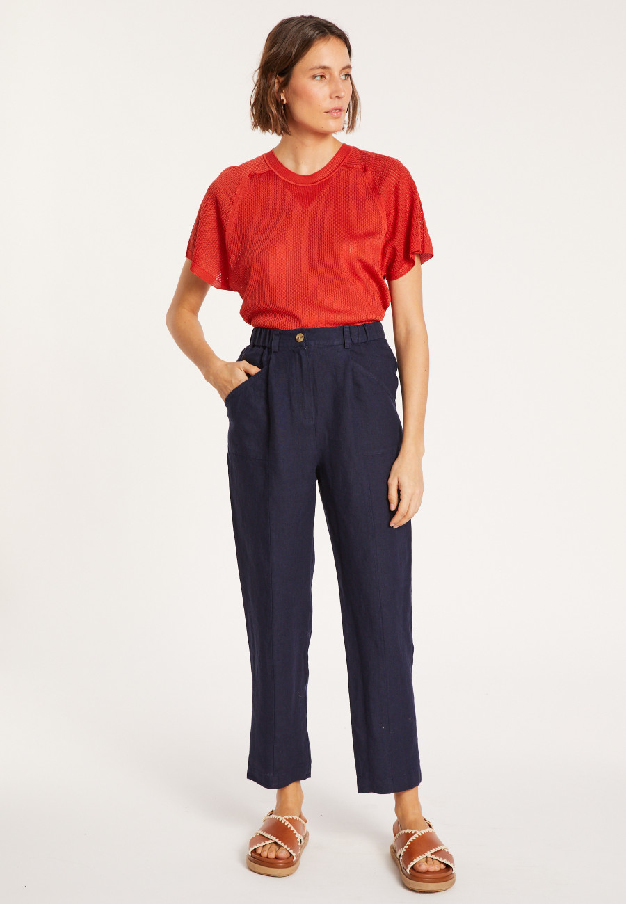 Linen pocket pants - Victoire Linen pocket pants - Victoire