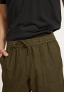 Short à poches en lin - Diego 8051 cactus - 83 Kaki
