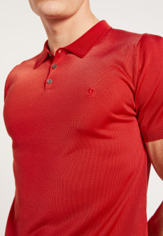Polo manches courtes en Fil Lumière - Babar 8081 epice - 52 Rouge 