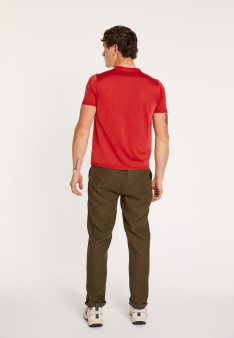 Polo manches courtes en Fil Lumière - Babar 8081 epice - 52 Rouge 