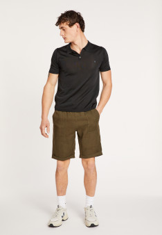 Polo manches courtes en Fil Lumière - Babar 8010 noir - 01 Noir