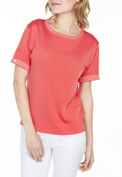 Unisex Sleeveless T-Shirt in Fil Lumière Laurie