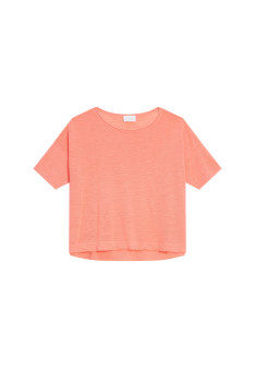 Flamed linen full sleeve elbow t-shirt - Taslim