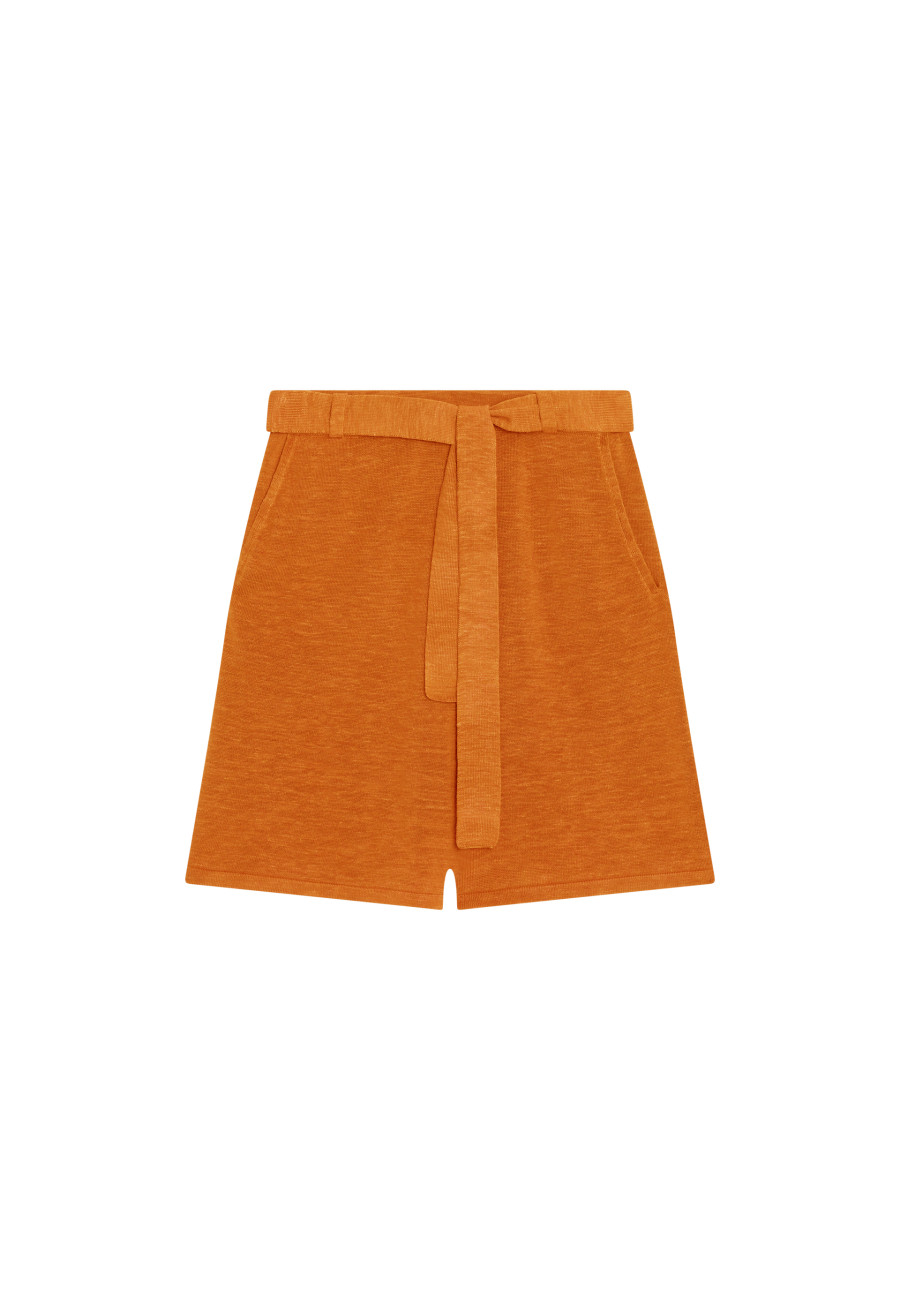 Fluid shorts in flamed linen - Maceo Fluid shorts in flamed linen - Maceo
