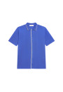 Short-sleeved shirt in Fil Lumière - Roman