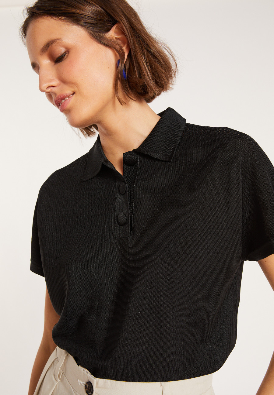 Fil lumière polo shirt - Melisse Fil lumière polo shirt - Melisse