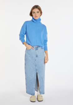 Turtleneck sweater with cashmere slits - Adena