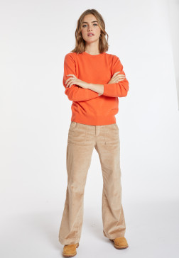Pull col rond en cachemire - Abeline 8270
