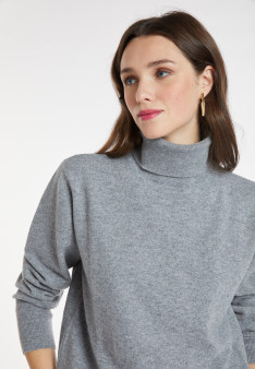 Pull col roulé en cachemire - Anabelle 8211
