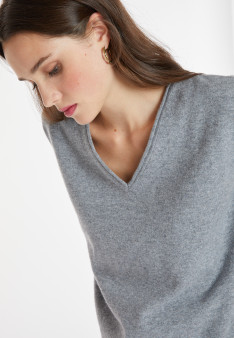 Pull court en cachemire - Alex 8211
