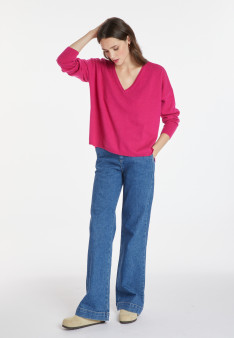 Short cashmere sweater - Alex