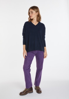 Pull ample à fentes en cachemire - Alienor 8240