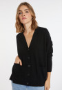 Cardigan en cachemire boutonné à poches - Ariel 8210