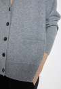Button-down cashmere cardigan with pockets - Ariel