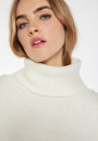 Pull ample col roulé en laine et cachemire - Clara 8201