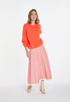 Pull en mohair à encolure bardot - Caelie 8270