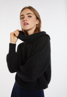 Pull en mohair à encolure bardot - Caelie 8210