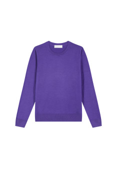 Pull col rond en laine mérinos - Asena 8290