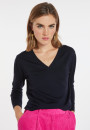 Merino wool V-neck sweater - Arya