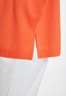 Pull ample col rond en laine mérinos - Azel