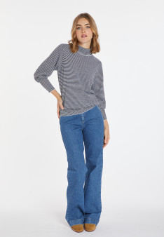 Pull à rayures en laine mérinos - Coco 8303