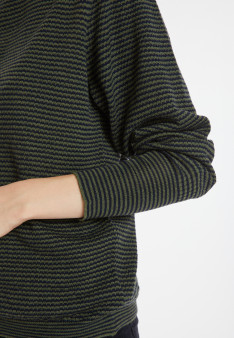 Pull à rayures en laine mérinos - Coco 8302