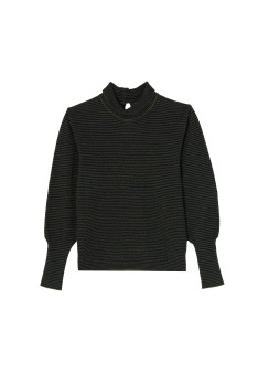 Pull à rayures en laine mérinos - Coco 8302