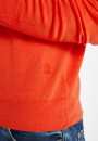 Pull col rond avec logo en laine mérinos - Eddie 8270