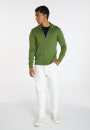Gilet zippé avec logo en laine mérinos - Estian 8252