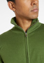 Gilet zippé avec logo en laine mérinos - Estian 8252