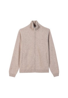 Veste zippée à poches en cachemire 4 fils - Balthazar 8221