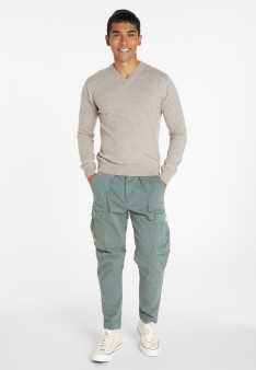 Pull col V en cachemire - Evann 8221