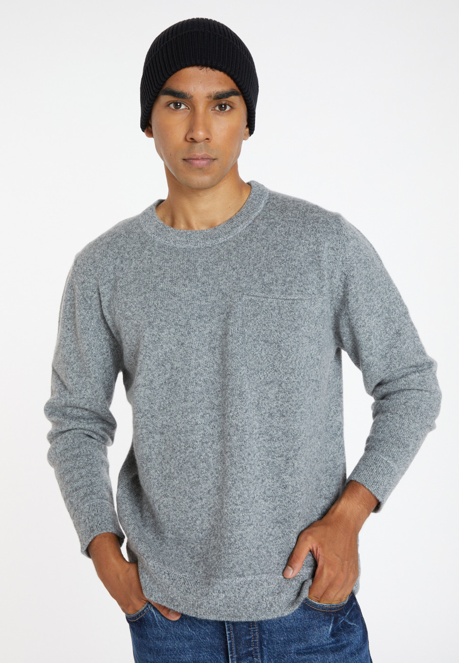 Pull en laine et cachemire avec poche - Sheridon 8211 Pull en laine et cachemire avec poche - Sheridon 8211