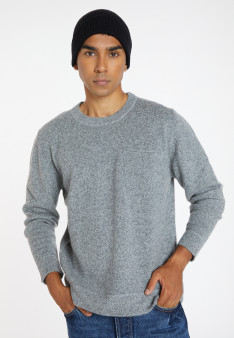 Pull en laine et cachemire avec poche - Sheridon 8211