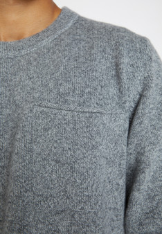 Pull en laine et cachemire avec poche - Sheridon 8211