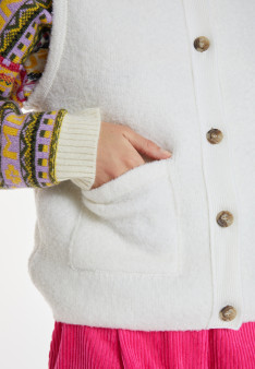 Sleeveless wool jacket - Cassidy