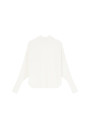 Loose-fitting high-neck wool blend sweater - Caly