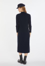 Robe longue à fentes en laine mélangée - Caroline 8240