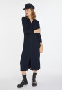 Robe longue à fentes en laine mélangée - Caroline 8240