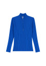 Pull col zippé en laine mélangée - Cacilda 8241