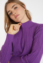 Pull col zippé en laine mélangée - Cacilda 8290